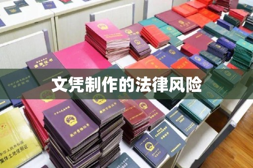 朴子文凭制作的法律风险