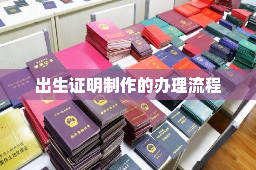 朴子出生证明制作的办理流程